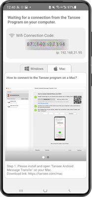 Copie mensagens SMS, MMS, RCS e mensagens WhatsApp de um telefone Android para o seu Mac