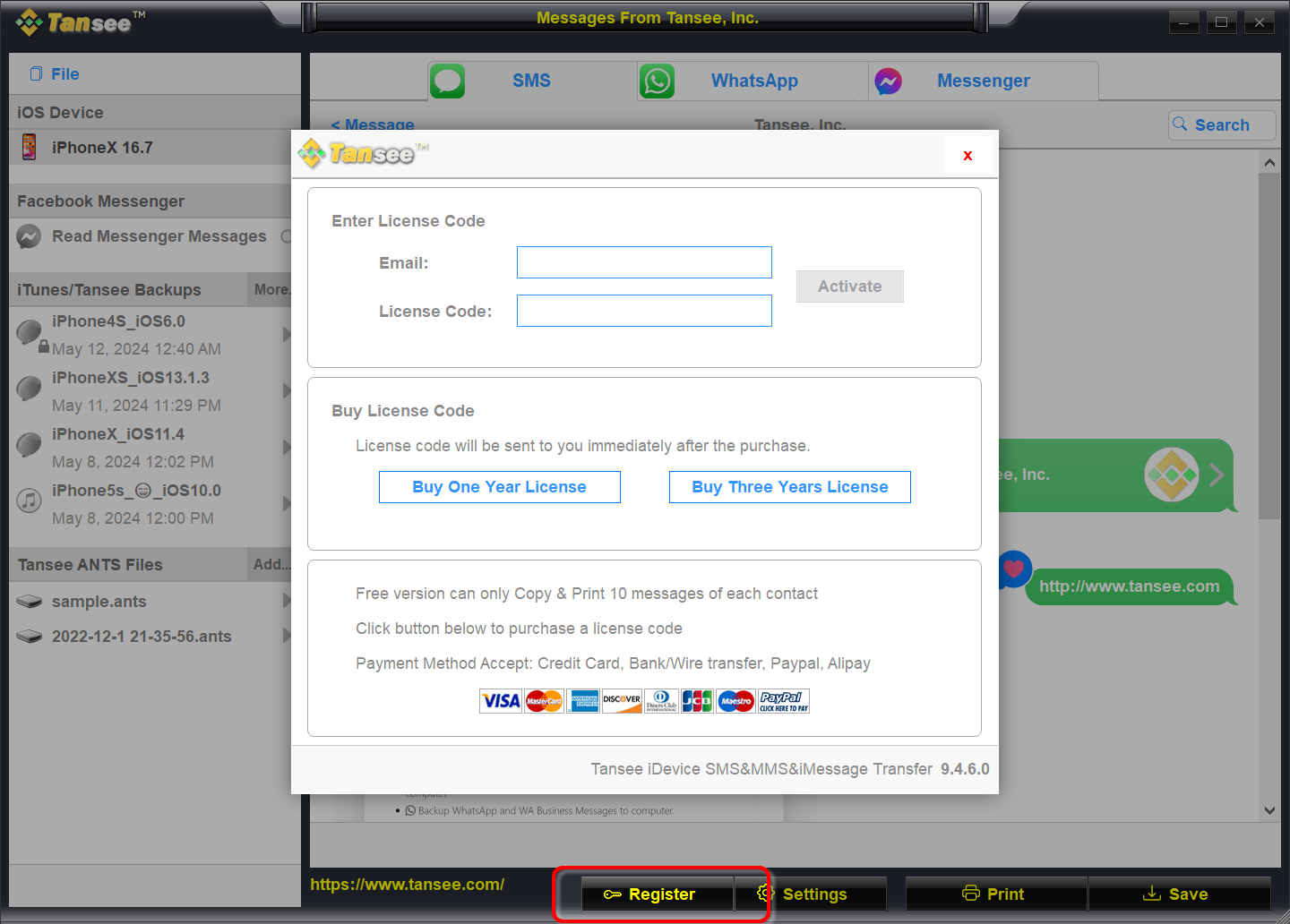 Receba seu código de licença em poucos minutos